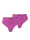 High Waist Women's Slip 2Pack Purple