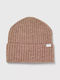 Beanie Unisex Σκούφος Πλεκτός σε Μπεζ χρώμα