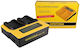Patona Double Battery Charger Lcd Usb Compatibl...