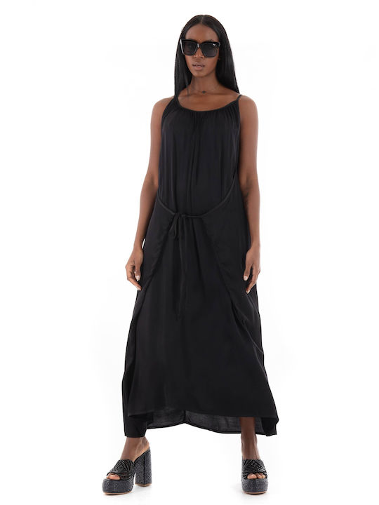 Collectiva Noir Ilida Maxi Dress Black