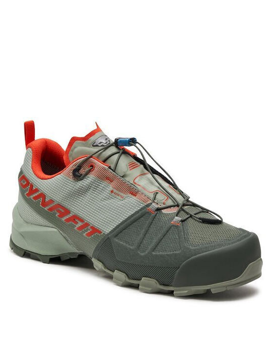 Dynafit Transalper Ανδρικά Ορειβατικά Παπούτσια Αδιάβροχα με Μεμβράνη Gore-Tex Πράσινα