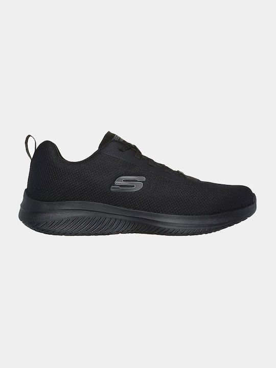 Skechers Herren Sportschuhe Laufen Schwarz