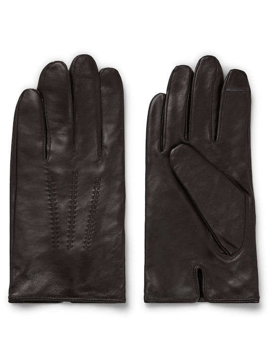Hugo Boss Braun Leder Handschuhe