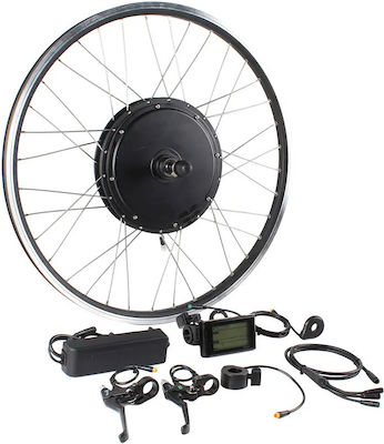 48v 500w Kit de conversie a bicicletei electrice cu un controler inteligent de undă sinusoidală impermeabilă și 27.5 Inch Rim pentru biciclete