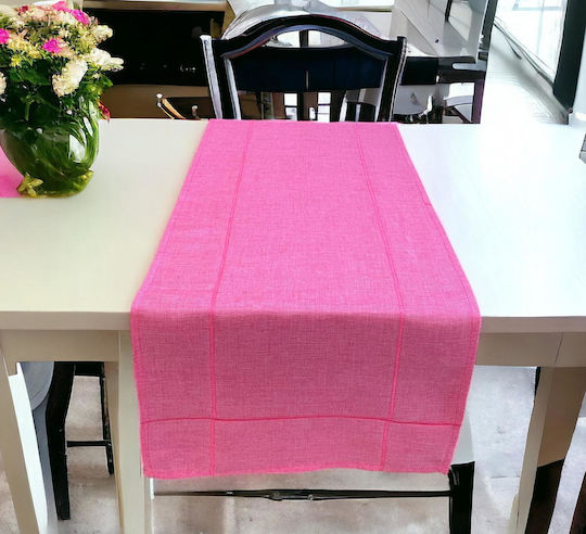 Linea Home Ράνερ Λινό Φούξια 40x150εκ.