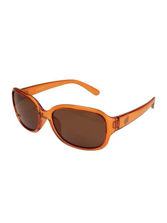 Santa Cruz Women's Sunglasses with Orange Frame and Orange Lens