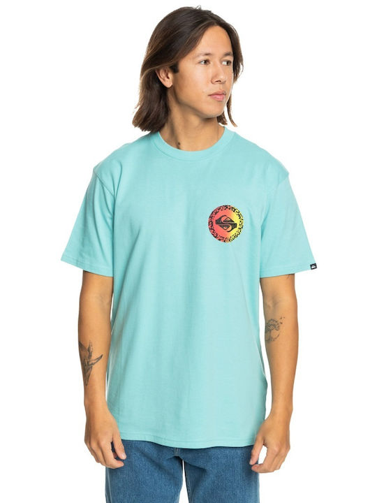 Quiksilver Men's Short Sleeve Blouse Turquoise