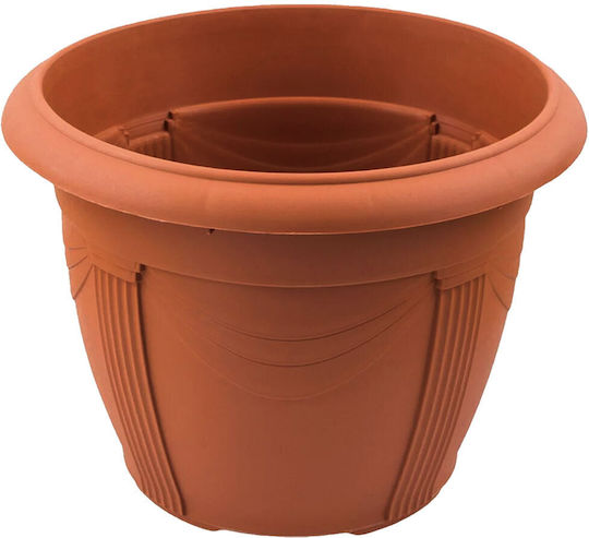 Et Plast Κνωσσός Γλάστρα Πλαστική Τερακότα 45x45x35εκ.