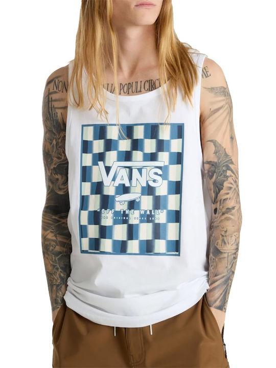 Vans Men's Sleeveless Blouse White