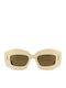 Loewe Damen Sonnenbrille mit Weiß Kunststoff Gestell