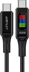 Acefast USB 2.0 USB-C masculin - USB-C 100W 1.2m (C7-03)