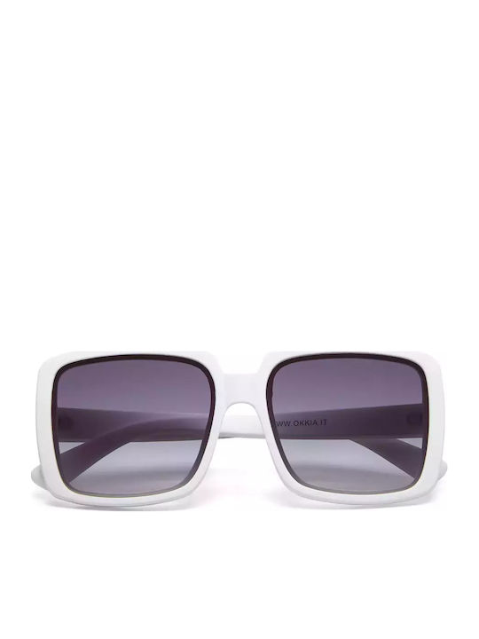 Okkia Alessia Women's Sunglasses with White Hor...