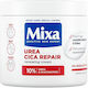 Mixa Urea Cica Repair+ Renewing Feuchtigkeitsspendende Creme Körperpflege mit Harnstoff für Trockene/Sehr Trockene & Empfindliche Haut 400ml