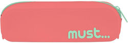 Must Team Focus Pencil Case Silicone Barrel Orange