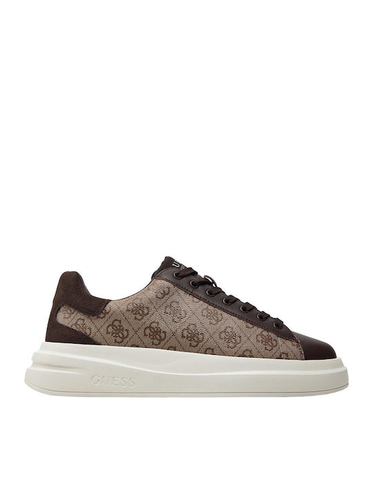 Guess Ανδρικά Sneakers Καφέ