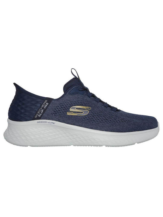 Skechers Мъжки Маратонки Синьо