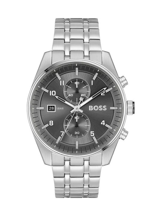 Boss Skytraveller Ανδρικό Ρολόι 44mm Χρονογράφο...
