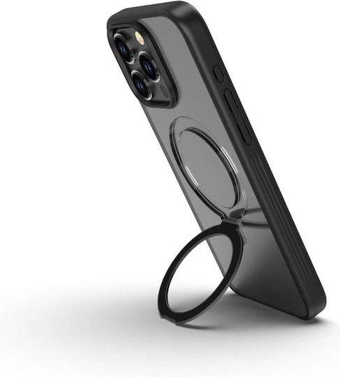 Devia Задна корица Пластмаса / Силикон Черен (iPhone 15 Pro)