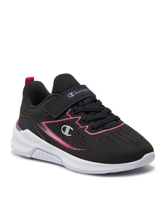 Nimble G Ps Kids Sports Shoes Running with Hoop & Loop Closure Nbk / Fucsia / Purple
