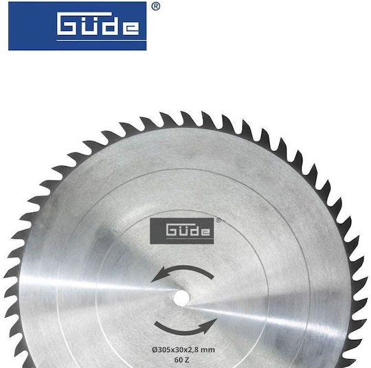 Güde Δίσκος Κοπής Ξύλου 305mm