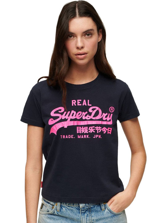Superdry Women's T-shirt Blue