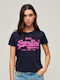 Superdry Women's T-shirt Blue