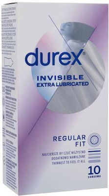 Durex Invisible Extra Lubricated Condoms 10pcs