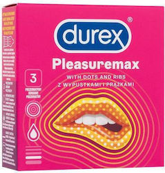 Durex Προφυλακτικά Pleasuremax 3τμχ 56mm Natural