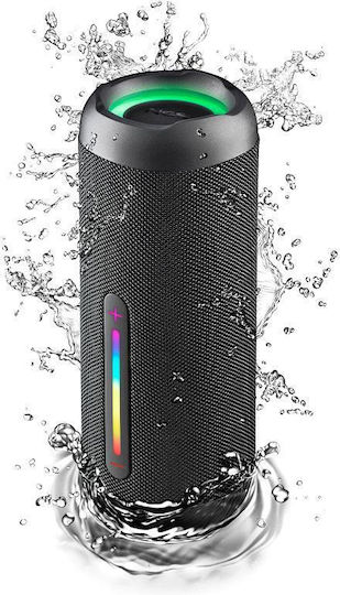 NGS Roller Furia 2 Waterproof Bluetooth Speaker 15W with Radio and Battery Life up to 9 hours Black