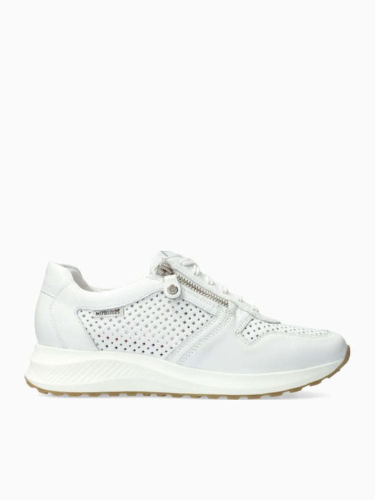 Mephisto Γυναικεία Ανατομικά Sneakers Λευκά