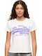 D2 Ovin Neon Vl Graphic Fitted Women's T-shirt White