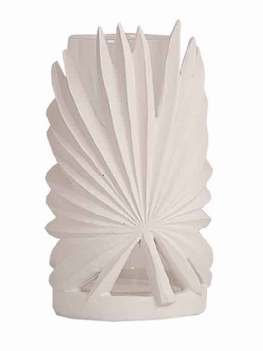 Art Et Lumiere Kerzenhalter aus Keramik Weiß Φ14.5x23.5cm Art Et Lumiere (15032)