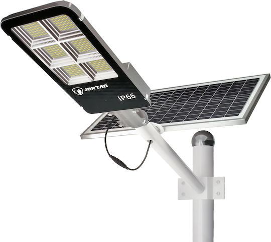 Jortan Straßen-Solarleuchte 200W Kaltweiß 6500K mit Fernbedienung IP66