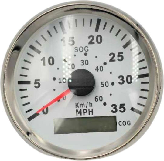 Ταχύμετρο Fourmarine Chesapeake White Ss (60 Mph) (gps) (lcd)