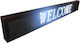 LED Beschriftung Einseitig 100x20cm Weiß