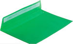 Madrid Papel Set de plicuri Corespondență cu Autocolant 10buc 12x17.6cm în Verde Culoare PS005-04