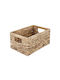 Butlers Dekoratives Korb Metallisch mit Griffen Beige 30x20cm