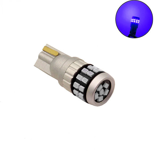 Λάμπα Αυτοκινήτου T10 Canbus LED Μπλε 12-24V 2.2W