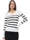 Guess 'gena' Damenstrickwaren W2yr31z2v62-s052 (s052/weiß und schwarz gestreift)