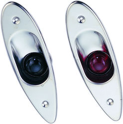 Side lights Navigation lights Inox, Recessed Set - Led