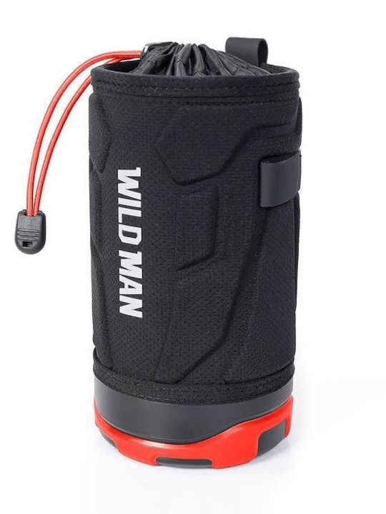 Wildman Bicycle Bag R1 Waterproof 1L For Bottle Black-Red 5900217424246