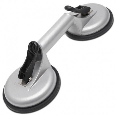 Kseibi Dublu Ventuză Aluminiu Diametru 118mm cu Capacitate de Prindere 100kg