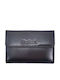 Damen Leder Geldbörse Pierre Cardin 12 Schwarz