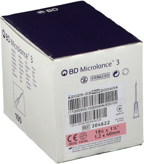 Βελόνες Μιας Χρήσης B.d. Microlance 18g X 40mm