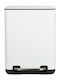 Estia Bathroom Trash Can Cubic Soft Close 6L White