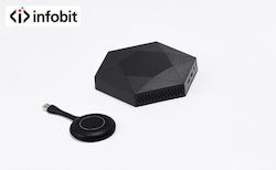 Receptor Prezentare/colaborare Wireless Ishare 100 Fullhd, Airplay,miracast, Touchback Control, Max 8 utilizatori, Fara Dongle