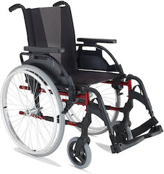 Wheelchair Breezy Style Lightweight Aluminium Wheelchair with Large Wheels