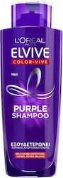 L'Oreal Paris Elvive Color Vive Purple Shampoos Color Maintenance for Coloured Hair 200ml