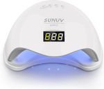 SUN ONE UV Sun 5 Φουρνάκι Νυχιών UV / LED 48W Λευκό