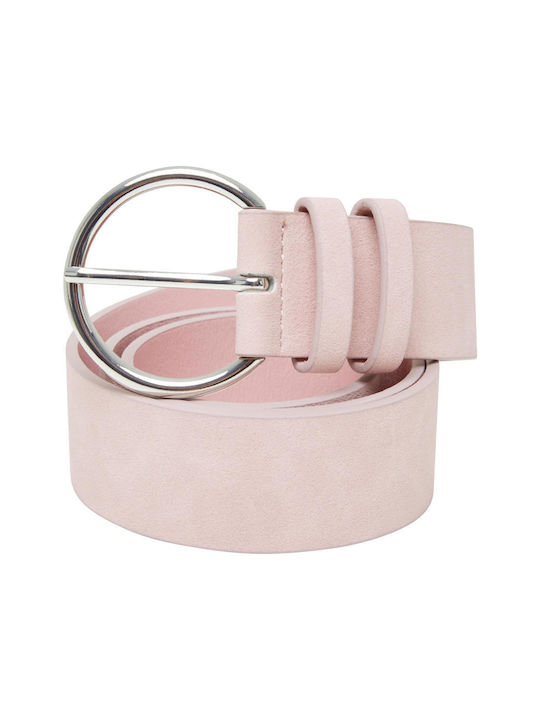 Basic Suede Pu Belt Lemonadepink